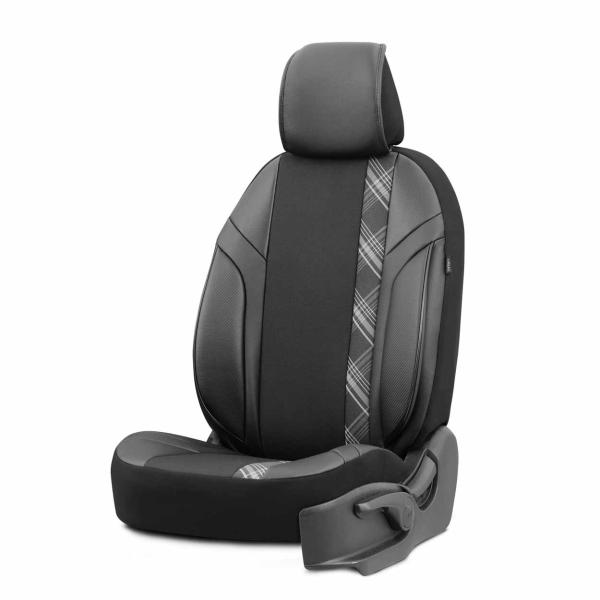 Auto Sitzbezug Set Universal Vorne und Hinten Komfortabel Komplett Set